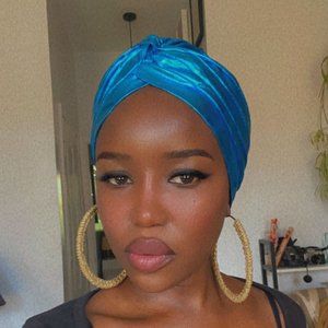 Handmade Satin-Lined Hair Turban Hair Cover - Protective Styling & Costume